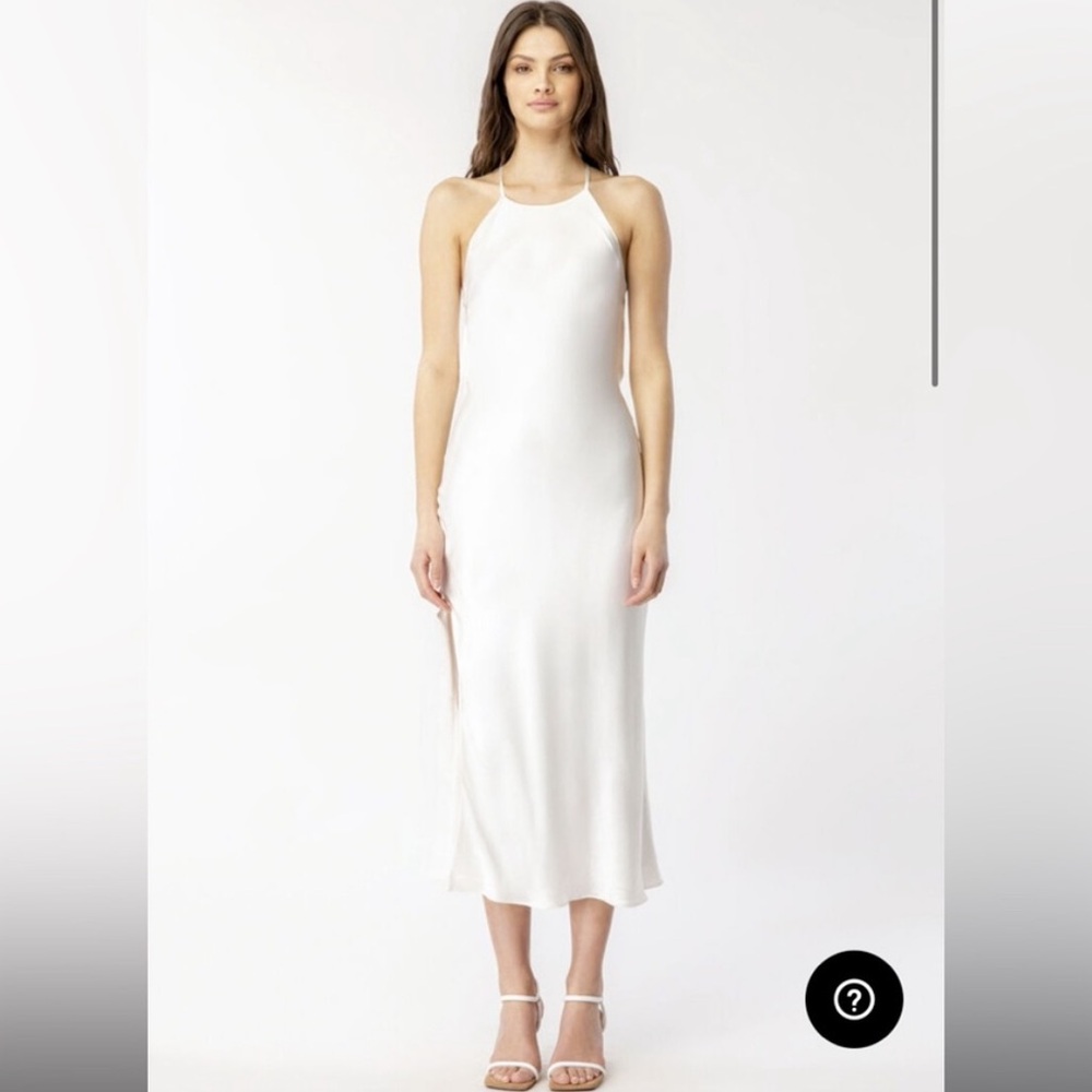 Bardot Mila White Midi Dress